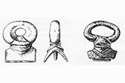Výrobky z bronzu - kování koňského jha